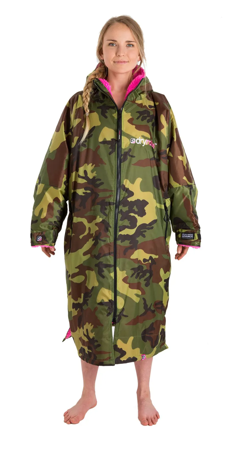 Dryrobe Long Sleeve Camo/Pink -5